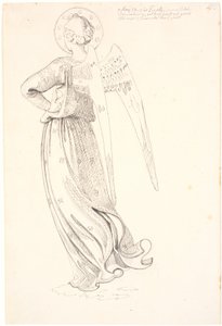 Ángel visto desde atrás - después de Fra Angelico de Johan Thomas Lundbye