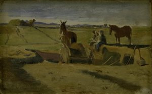 Mezcla de Vallekilde prästegårdsmark, al fondo Hankehøj