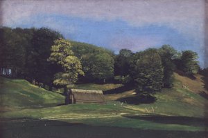 El valle de los lobos, en Dyrehaven de Johan Thomas Lundbye