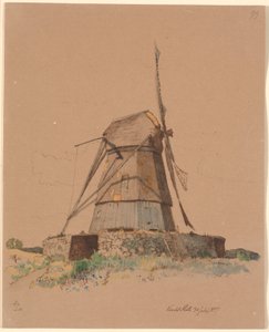 Molino Vendet en Dortheaslyst de Johan Thomas Lundbye
