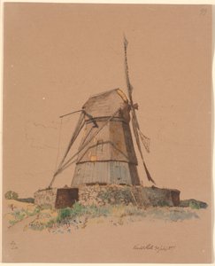 Molino Vendet en Dortheaslyst de Johan Thomas Lundbye