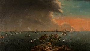 Segunda Batalla Ruso-Sueca de Svensksund el 10 de julio de 1790