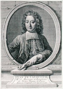 Jean Francois Lalouette (1651-1728) grabado por Jacques-Nicolas Tardieu (1716-91) de Johann (after) Ferdinand