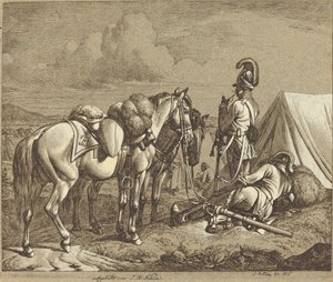 Dragones austriacos de Johann Adam Klein