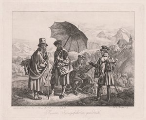 Las artistas en su viaje de Johann Adam Klein