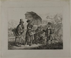 Los artistas en su viaje de Johann Adam Klein