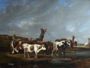 Kuhherde de Johann Alexander Dallinger von Dalling
