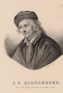 Retrato del compositor Johann Philipp Kirnberger 1721-1783 de Johann Andreas Hatzfeld