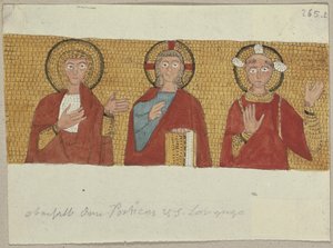 Aus: Sammlung von Umrissen und Durchzeichnungen, Band 1, Blatt 100 de Johann Anton Ramboux