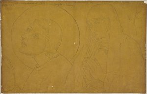 Aus: Sammlung von Umrissen und Durchzeichnungen, Band 3, Blatt 102 de Johann Anton Ramboux