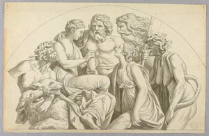 Psique pide a Proserpina que ponga un poco de su belleza en una urna para Venus