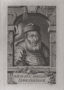 Retrato de David Oppenheim, rabino jefe de Praga