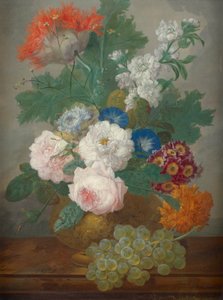 bodegones de flores de Johann Baptist Drechsler