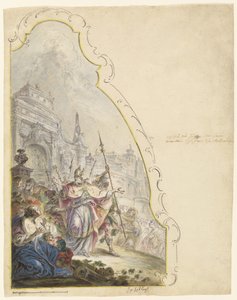 San Ignacio dejando Antioquía de Johann Baptist Enderle