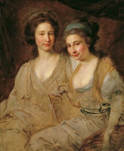 Las condesas Caroline y Zoë Thomatis de Johann Baptist Lampi d. Ä.