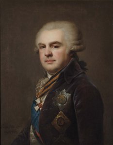 Retrato del Conde Alexander Nikolayevich Samoylov 1744-1814, 1796 de Johann Baptist Lampi the Younger