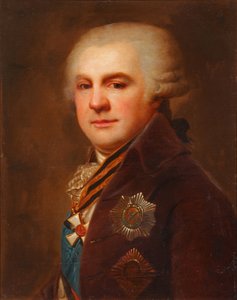 Retrato del Conde Alexander Nikolayevich Samoylov 1744-1814, después de 1796 de Johann Baptist von Lampi the Elder