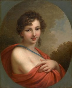 Retrato de Yelena Naryshkina 1785-1855, 1800 de Johann Baptist von Lampi the Elder