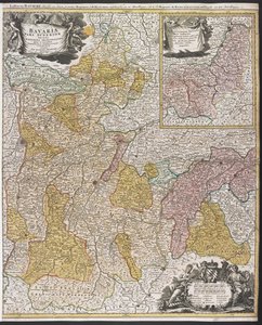 Mapa de Baviera, 