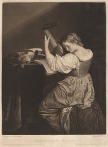 El Jugador de Laúd de Johann Bernard after Orazio Gentileschi