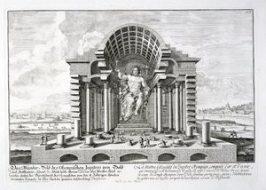 La Estatua de Zeus Olímpico por Fidias, lámina 5 de 