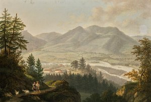 Entorno de las ruinas de los Habsburgo de Johann Caspar Rahn