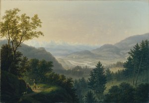 Entorno de las ruinas de los Habsburgo de Johann Caspar Rahn