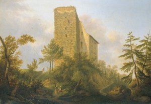 Entorno de las ruinas de los Habsburgo de Johann Caspar Rahn