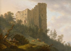 Entorno de las ruinas de los Habsburgo de Johann Caspar Rahn