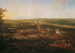 La batalla de Hochkirch de Johann Christian Brand