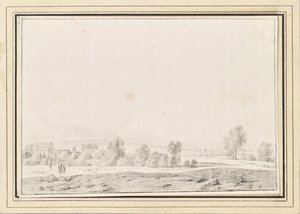 Paisaje con pueblo