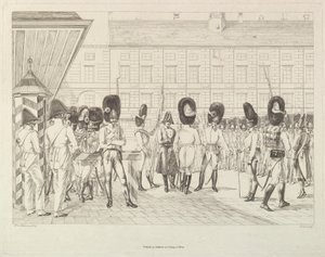Granaderos austriacos, principios del siglo XIX de Johann Christian Erhard