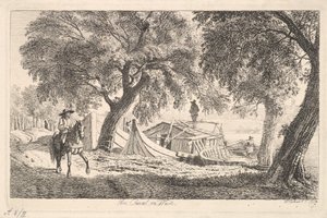 En el canal de Viena, 1819 de Johann Christian Erhard