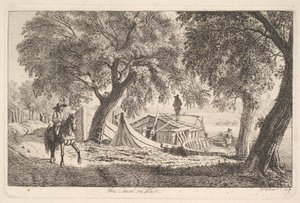 En el canal de Viena, 1819 de Johann Christian Erhard