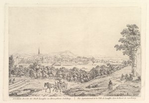 Caminos en el Ducado de Salzburgo, principios del siglo XIX de Johann Christian Erhard