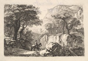 El Jinete a Caballo en la Garganta de Johann Christian Erhard