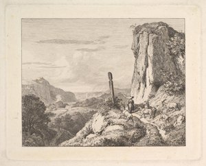 Joven con seis cabras, 1815 de Johann Christian Erhard
