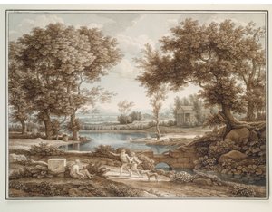 Paisaje heroico de Johann Christian Reinhart