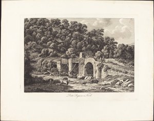 Puente Acquoreo en Tívoli de Johann Christian Reinhart
