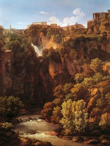 Cascadas de Tivoli de Johann Christian Reinhart