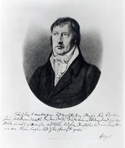 Georg Wilhelm Friedrich Hegel, grabado por F.W Bollinger, c.1825 de Johann Christian Xeller