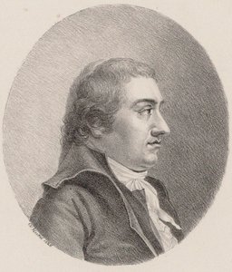 Retrato del compositor Johann Rudolf Zumsteeg 1760-1802 de Johann Christoph Heckel