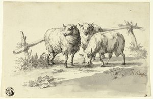 Ovejas de Johann Christoph Kimpfel