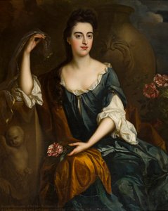 Retrato de la Sra. Judith Corbet, c.1680-1710 (óleo sobre lienzo) de Johann Closterman