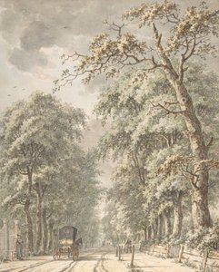 El camino de Amstelveen desde Ámsterdam hacia Amstelveen, mediados del siglo XVIII-finales del siglo XVIII