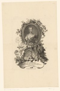 Retrato Juliana Maria van Sleeswijk Hollsteyn de Johann Esaias Nilson