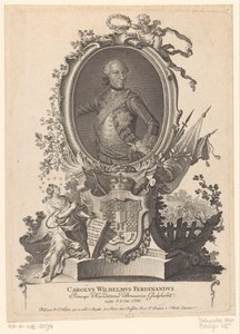 Retrato de Karel Willem Ferdinand de Brunswick-Wolfenbüttel de Johann Esaias Nilson