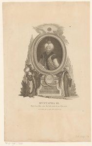 Retrato de Mustafá III de Johann Esaias Nilson