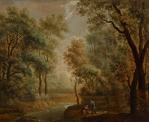 paisaje de árboles de Johann Evangelist Dorfmeister