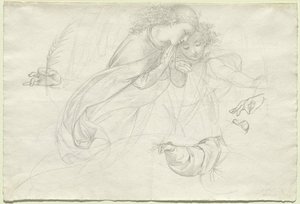 Dos Ángeles Afligidos de Johann Evangelist Scheffer von Leonhardshoff
